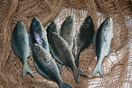 Sardinen -Schwarm, 8 Stück-Set, Kunststoff